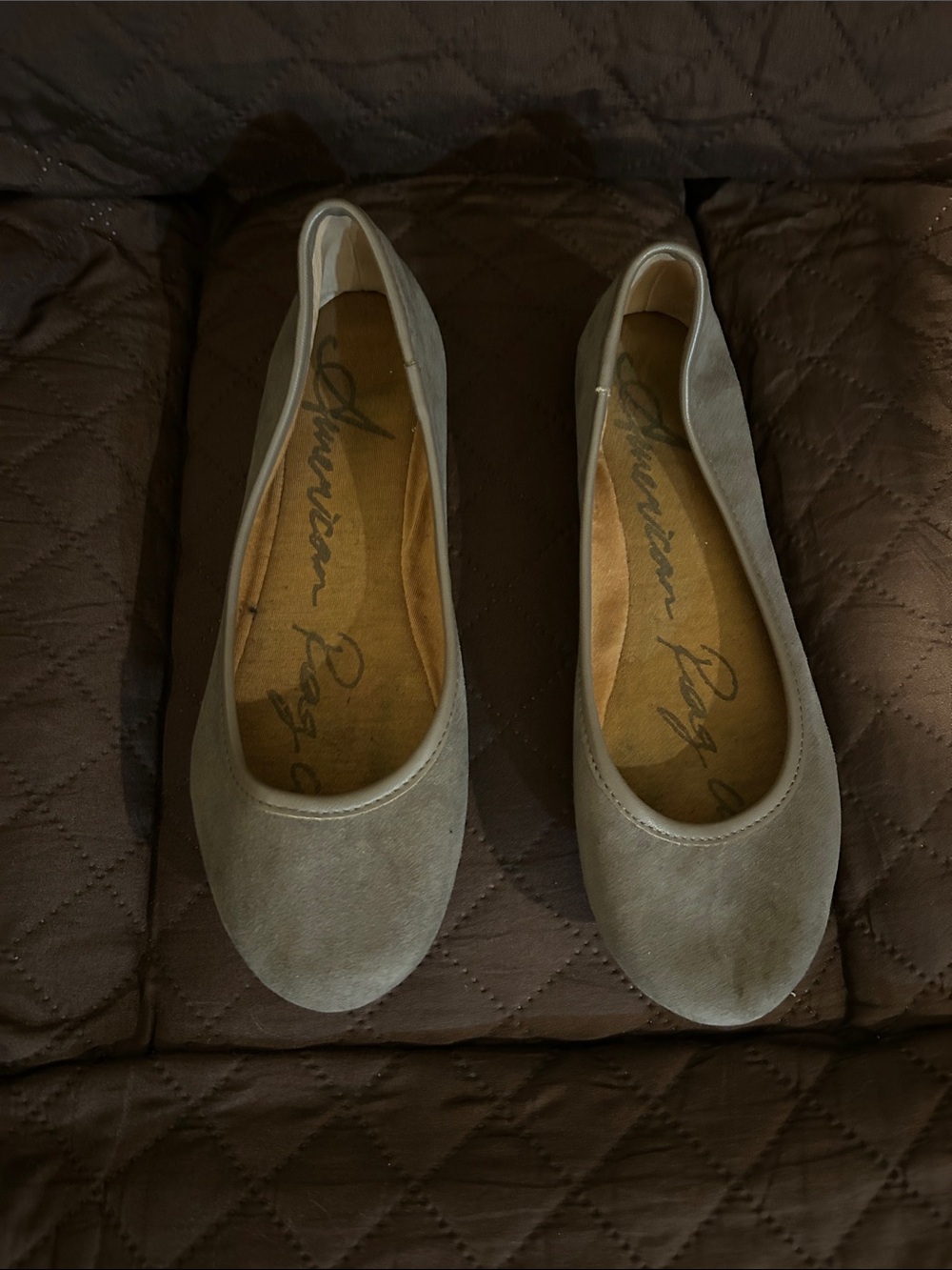 American Rag Women's Light Gray Ballet Flats